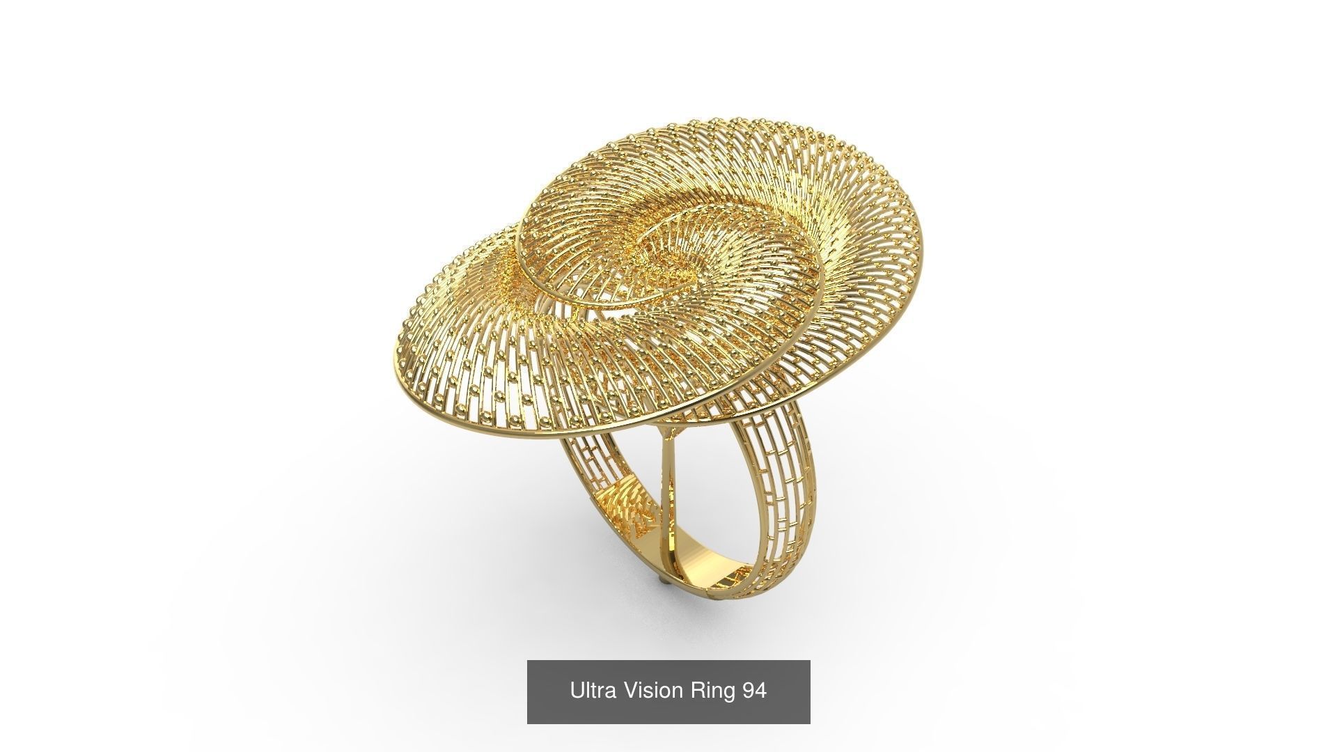 Set of 339 Ultra Vision Ring rings 3D Model Collection_106