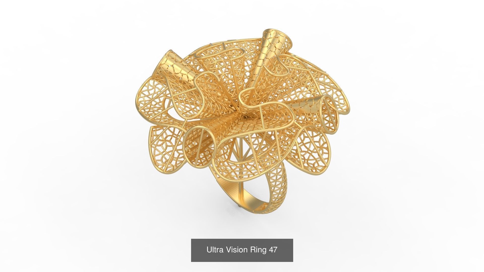 Set of 339 Ultra Vision Ring rings 3D Model Collection_59