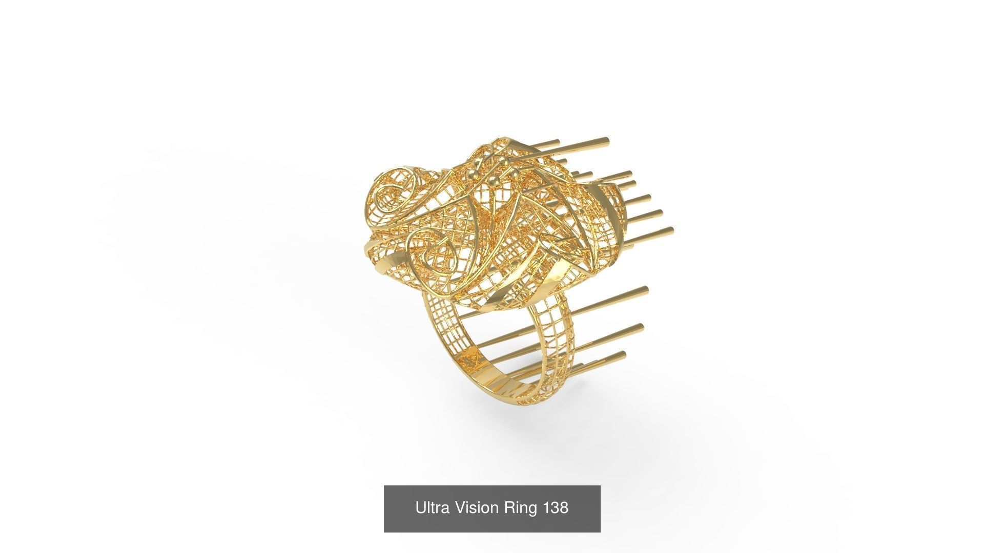 Set of 339 Ultra Vision Ring rings 3D Model Collection_151