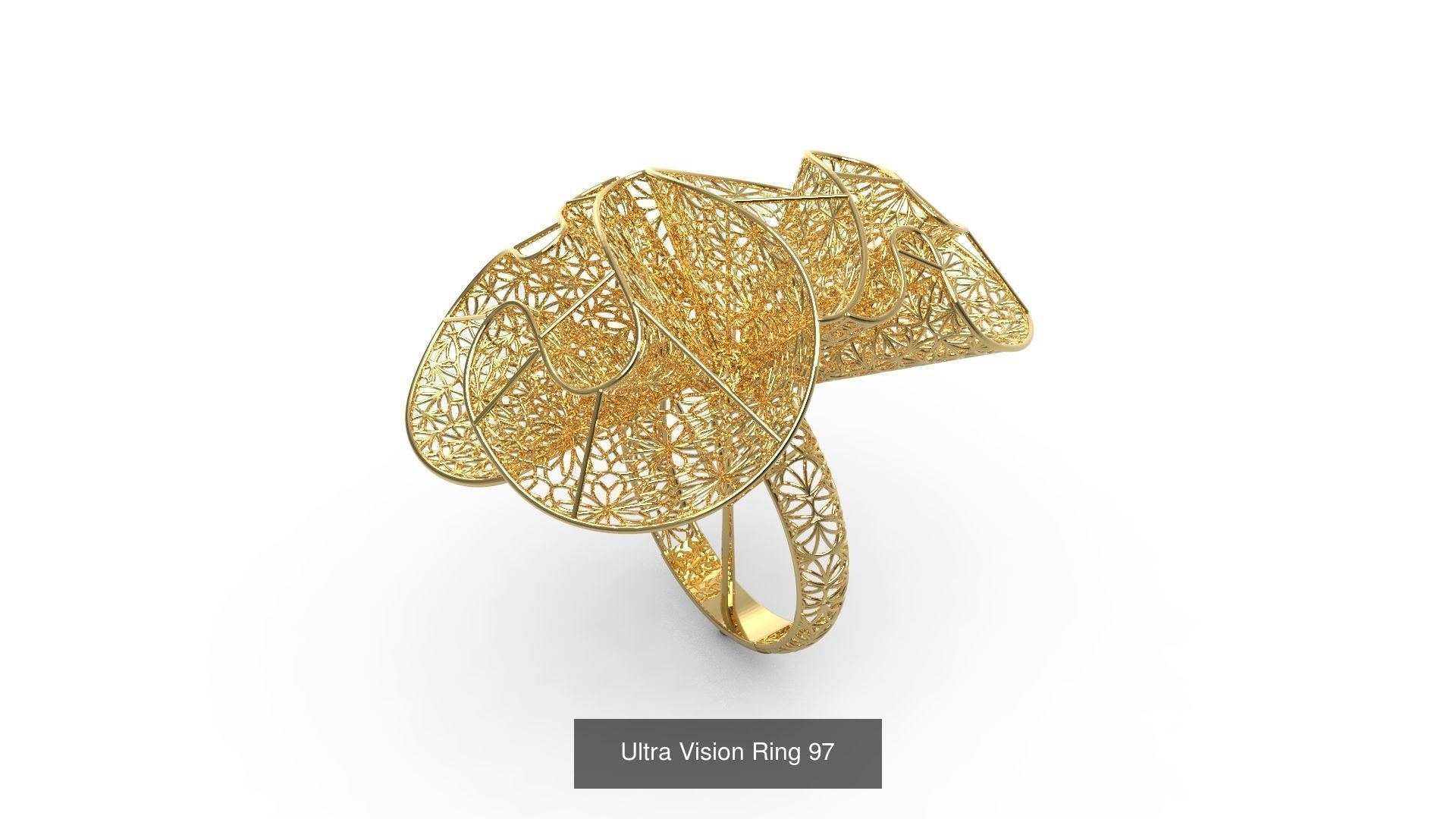 Set of 339 Ultra Vision Ring rings 3D Model Collection_109