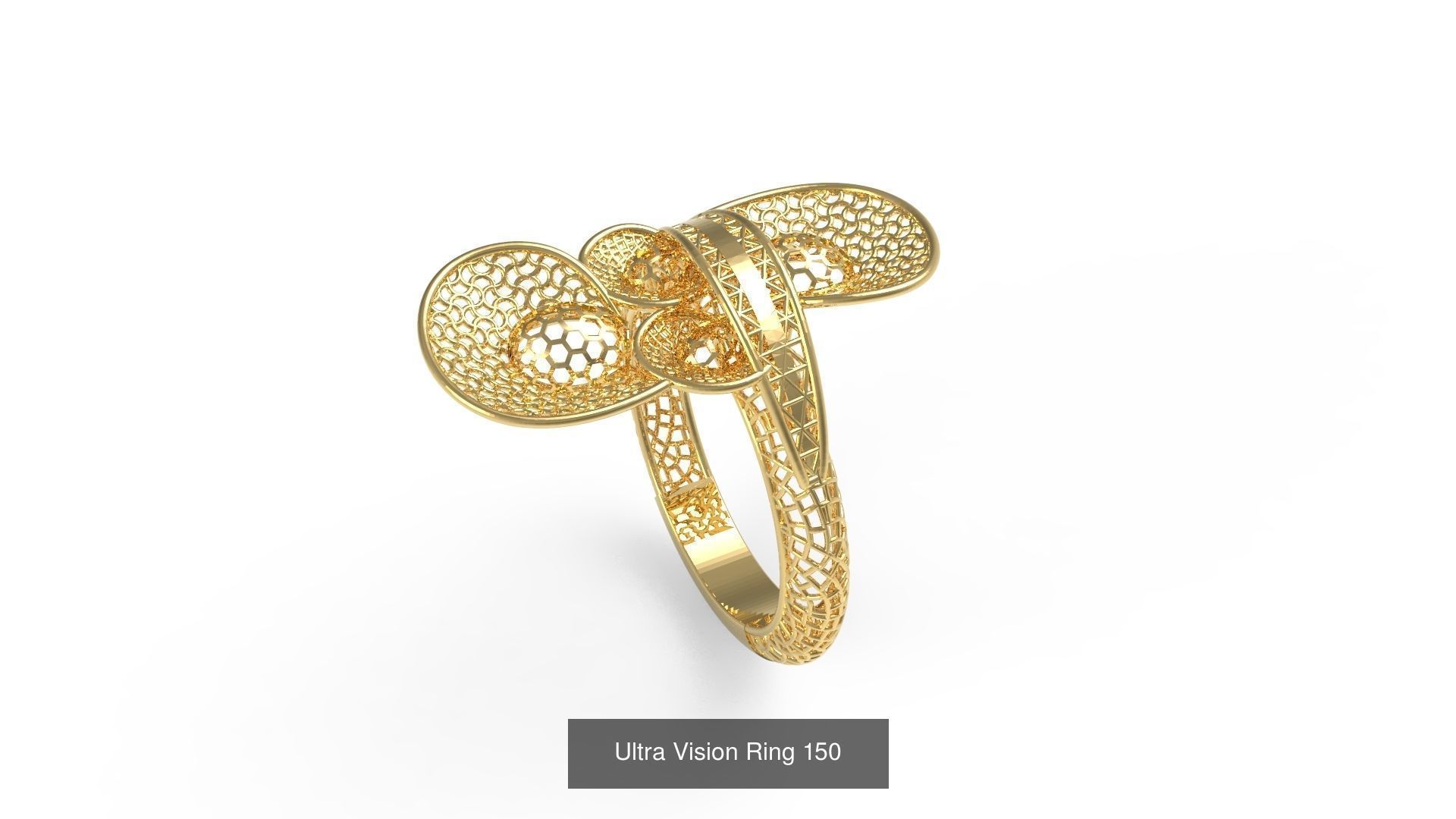 Set of 339 Ultra Vision Ring rings 3D Model Collection_163