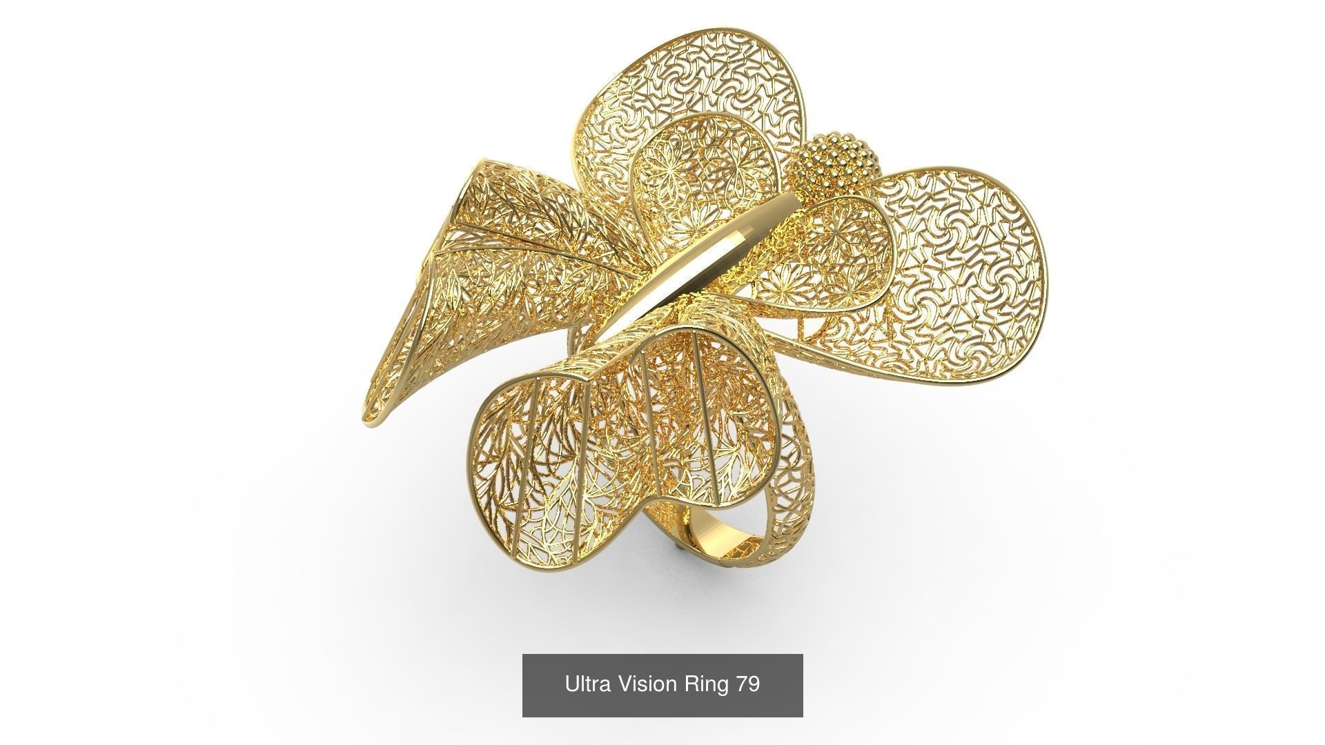 Set of 339 Ultra Vision Ring rings 3D Model Collection_91