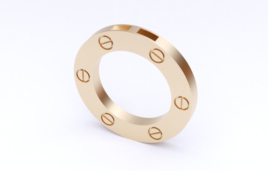 Model 96 Love Necklace 3D print model_5