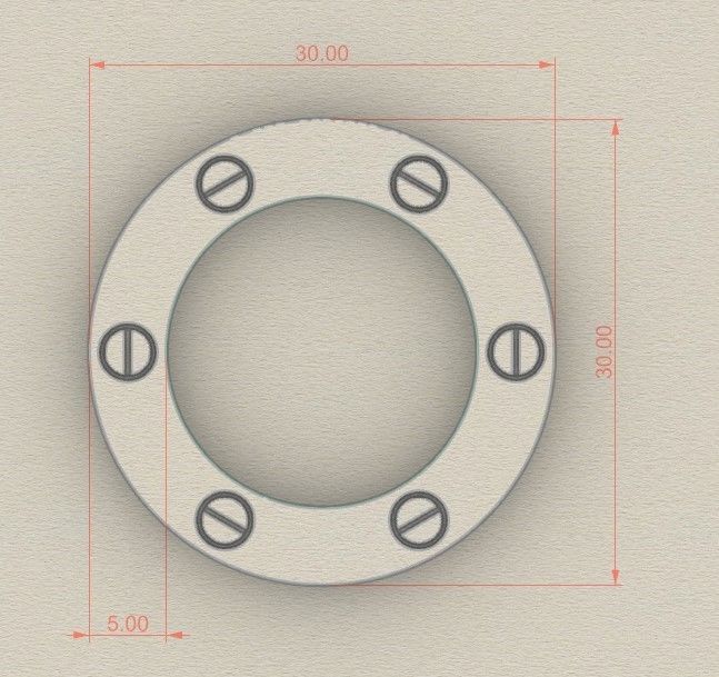 Model 96 Love Necklace 3D print model_12