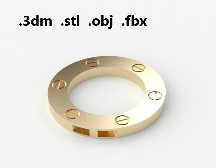 Model 96 Love Necklace 3D print model_2