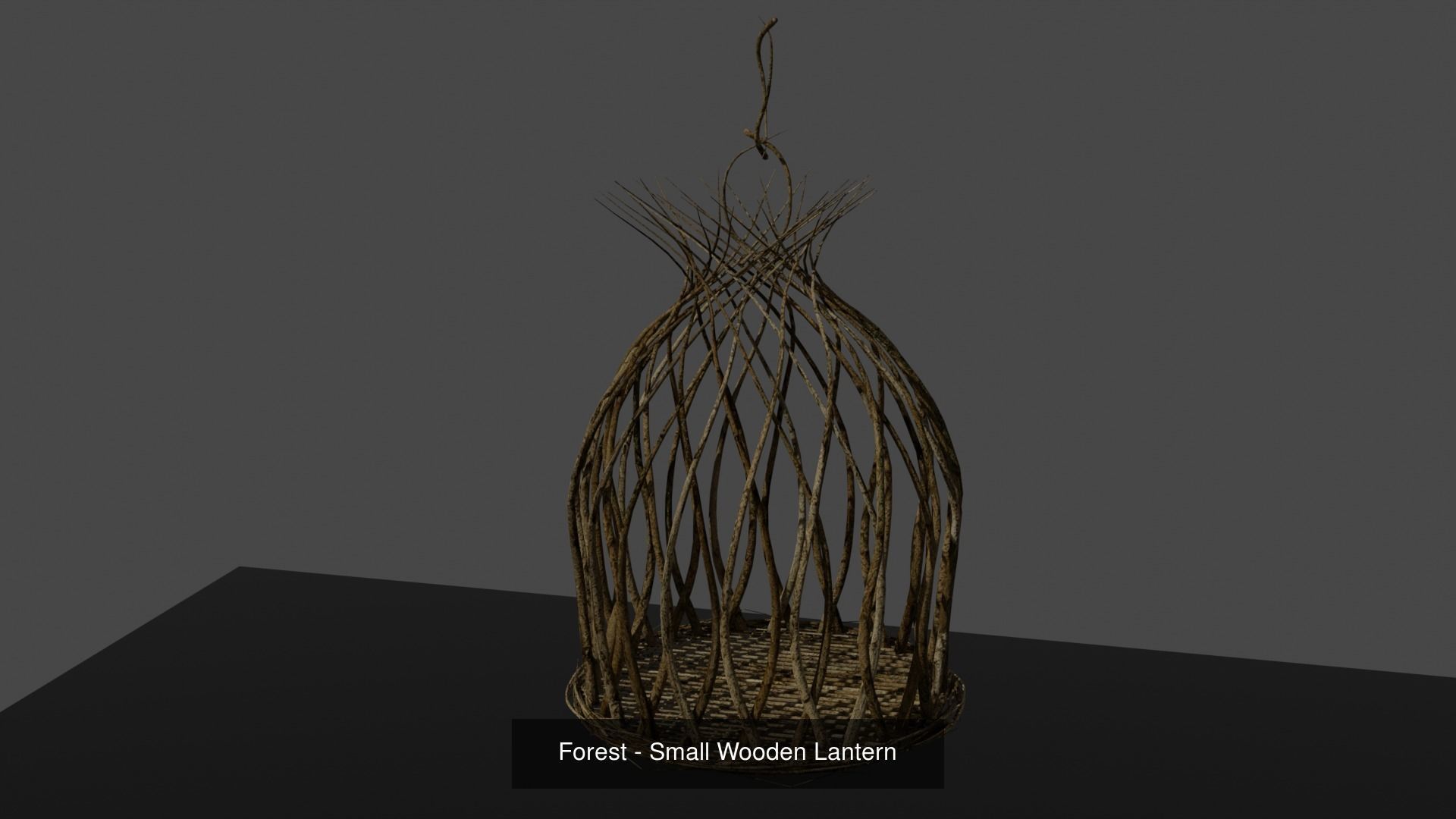 Forest - Wooden Furniture Environment Set 3D Model Collection_13