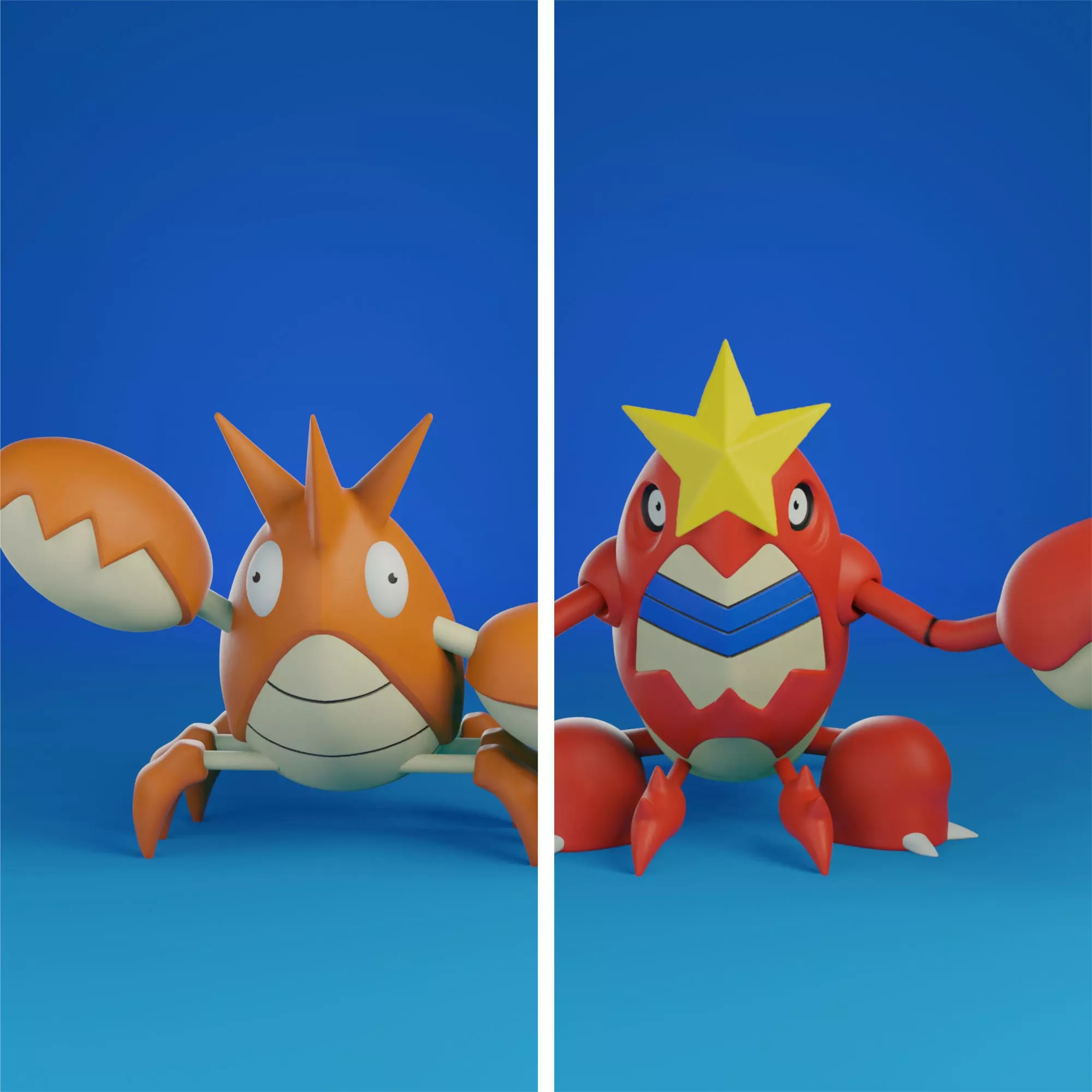 pokemon corphish evolution pack 3D print model_0