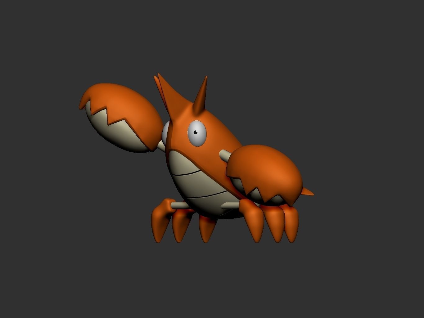 pokemon corphish evolution pack 3D print model_5