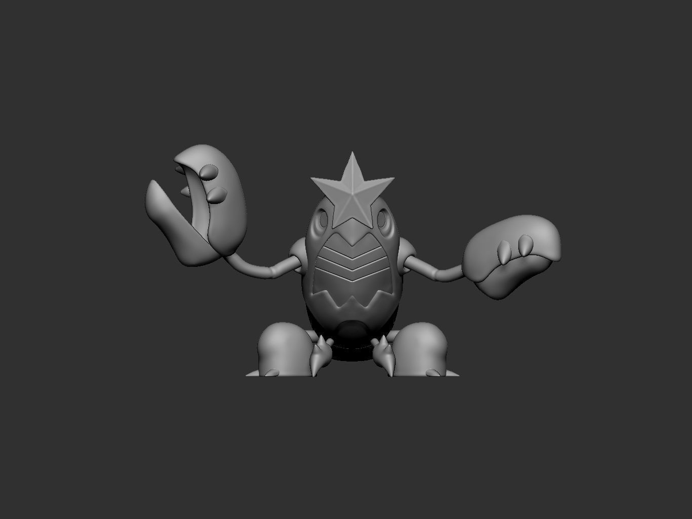 pokemon corphish evolution pack 3D print model_9