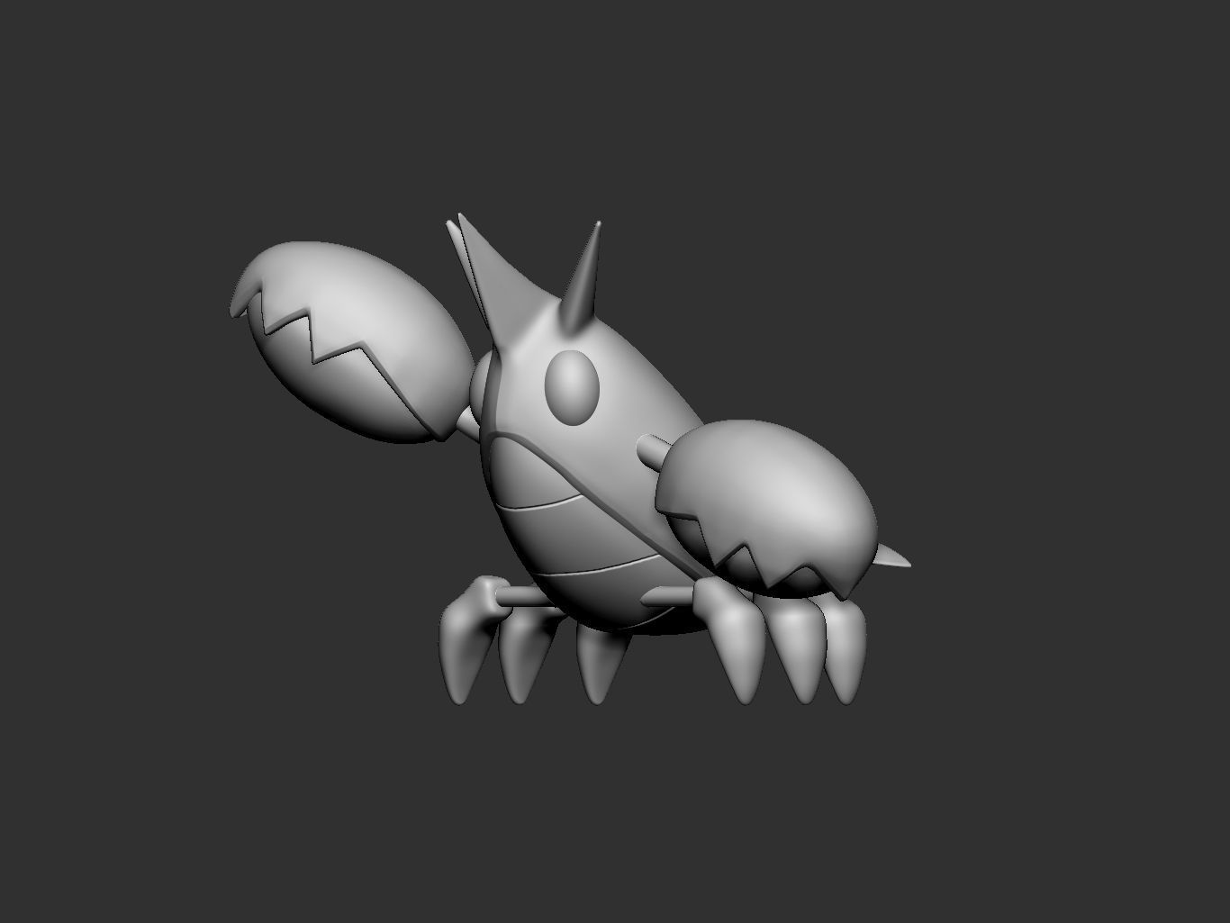 pokemon corphish evolution pack 3D print model_3