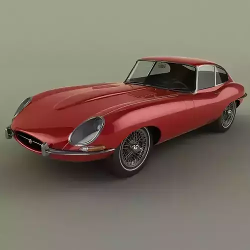 Jaguar E-type Coupe Mk1 3D model