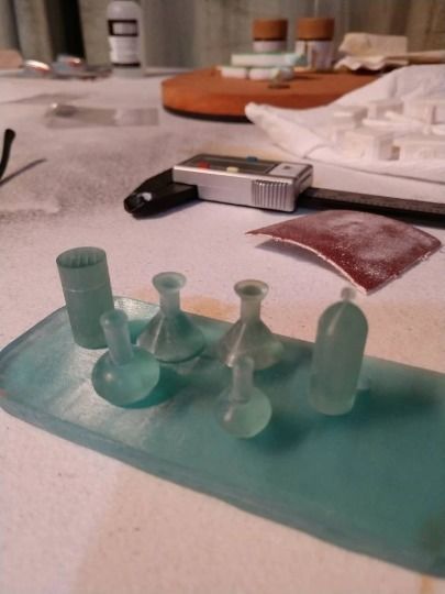 Legends Scale Lab Beaker Containers  3D print model_1