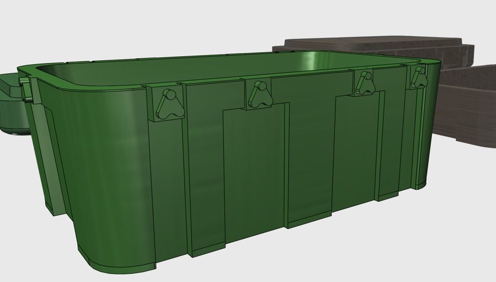 Ammo Crate Bundle Containers 3D print model_2