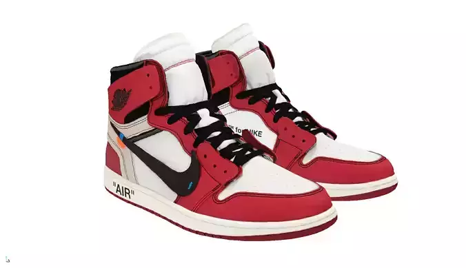 Nike Air Jordan 1 Retro High x Off-white 3DScan 