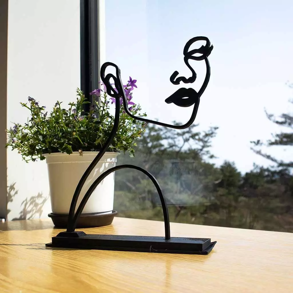 3D Line Art - 3Dprintable STL -  NO Support 3D print model_0