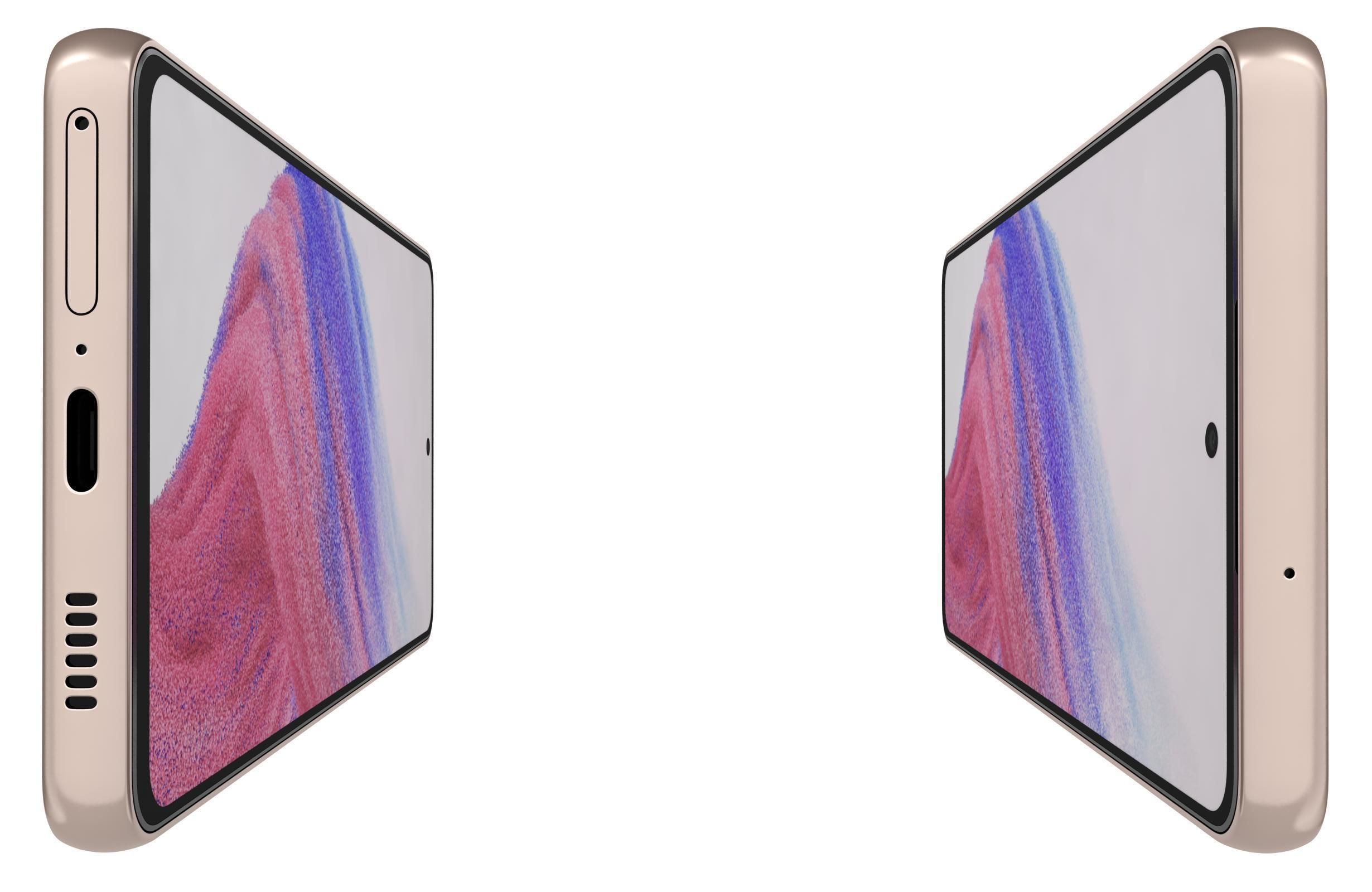 Samsung Galaxy A53 5G Peach 3D model_9