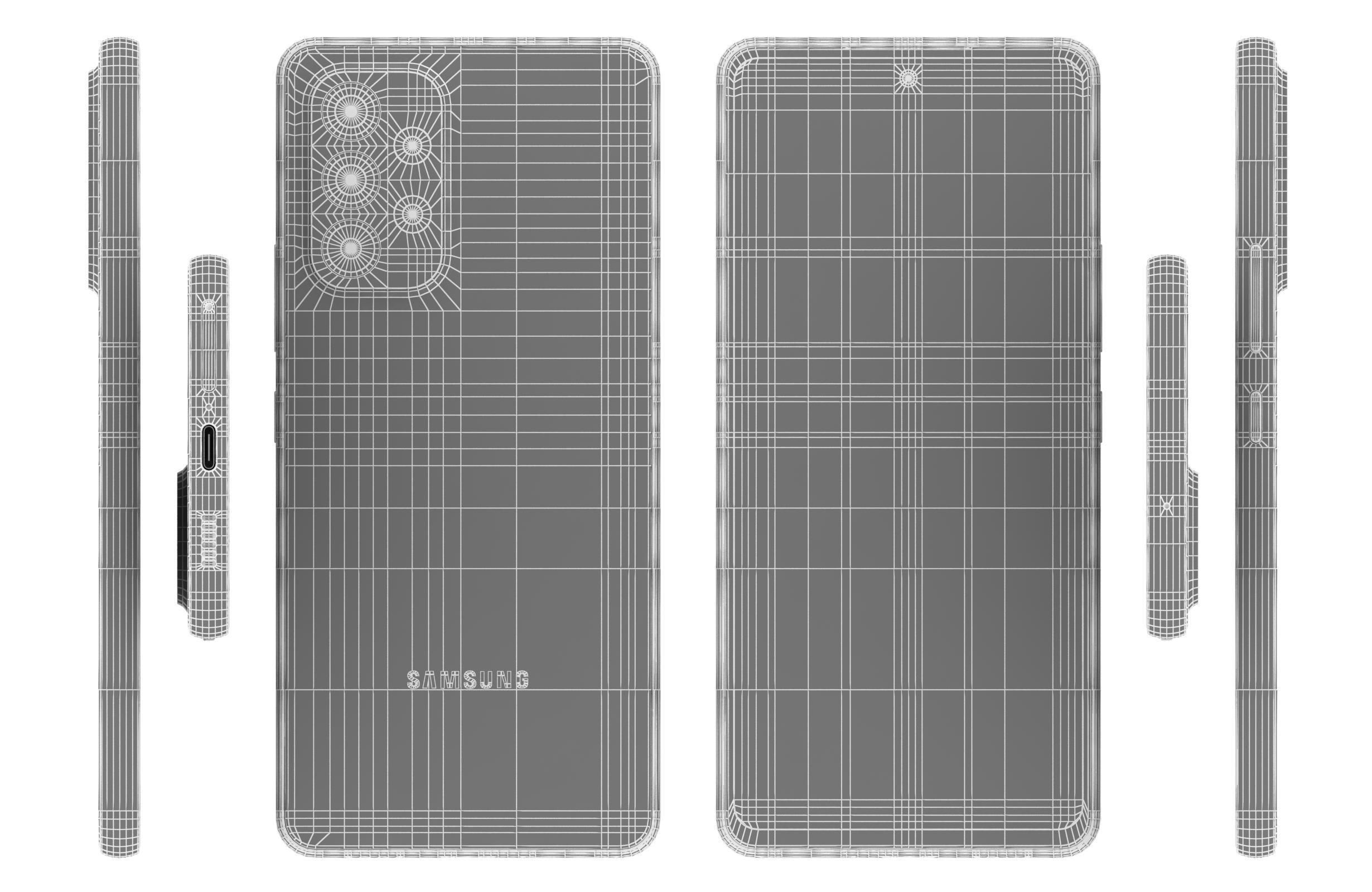 Samsung Galaxy A53 5G Peach 3D model_16