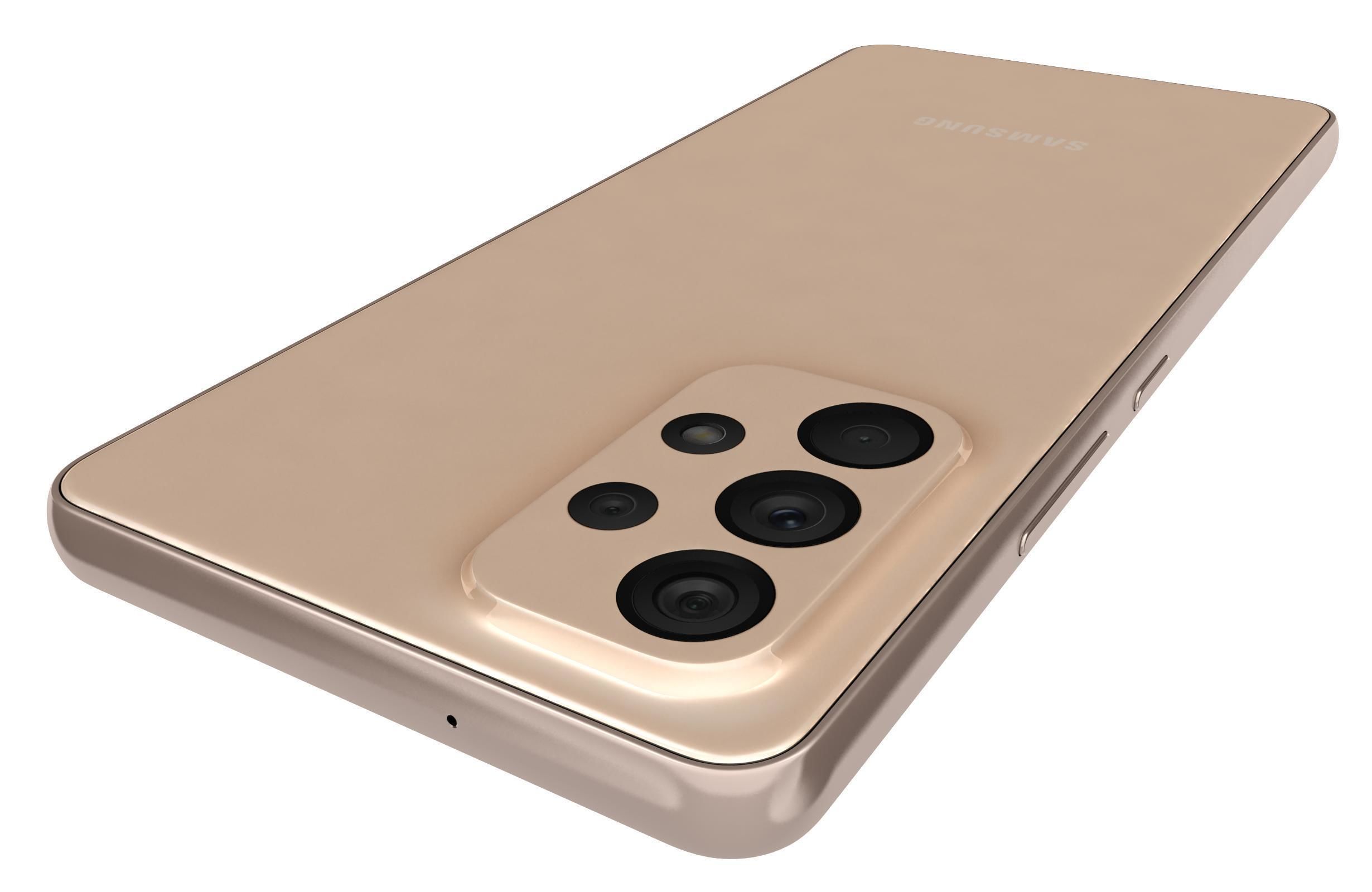 Samsung Galaxy A53 5G Peach 3D model_15