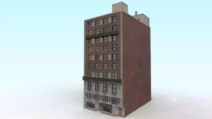 buildins tall building 3D model