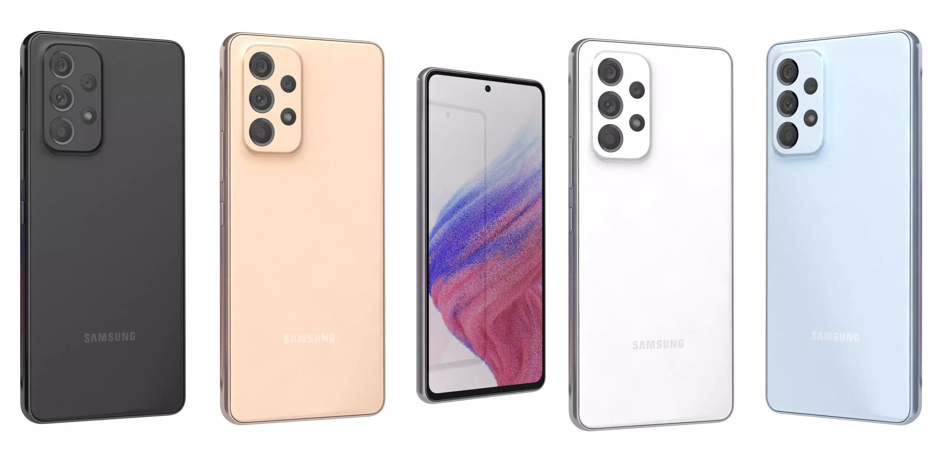 Samsung Galaxy A53 5G All Colors 3D model