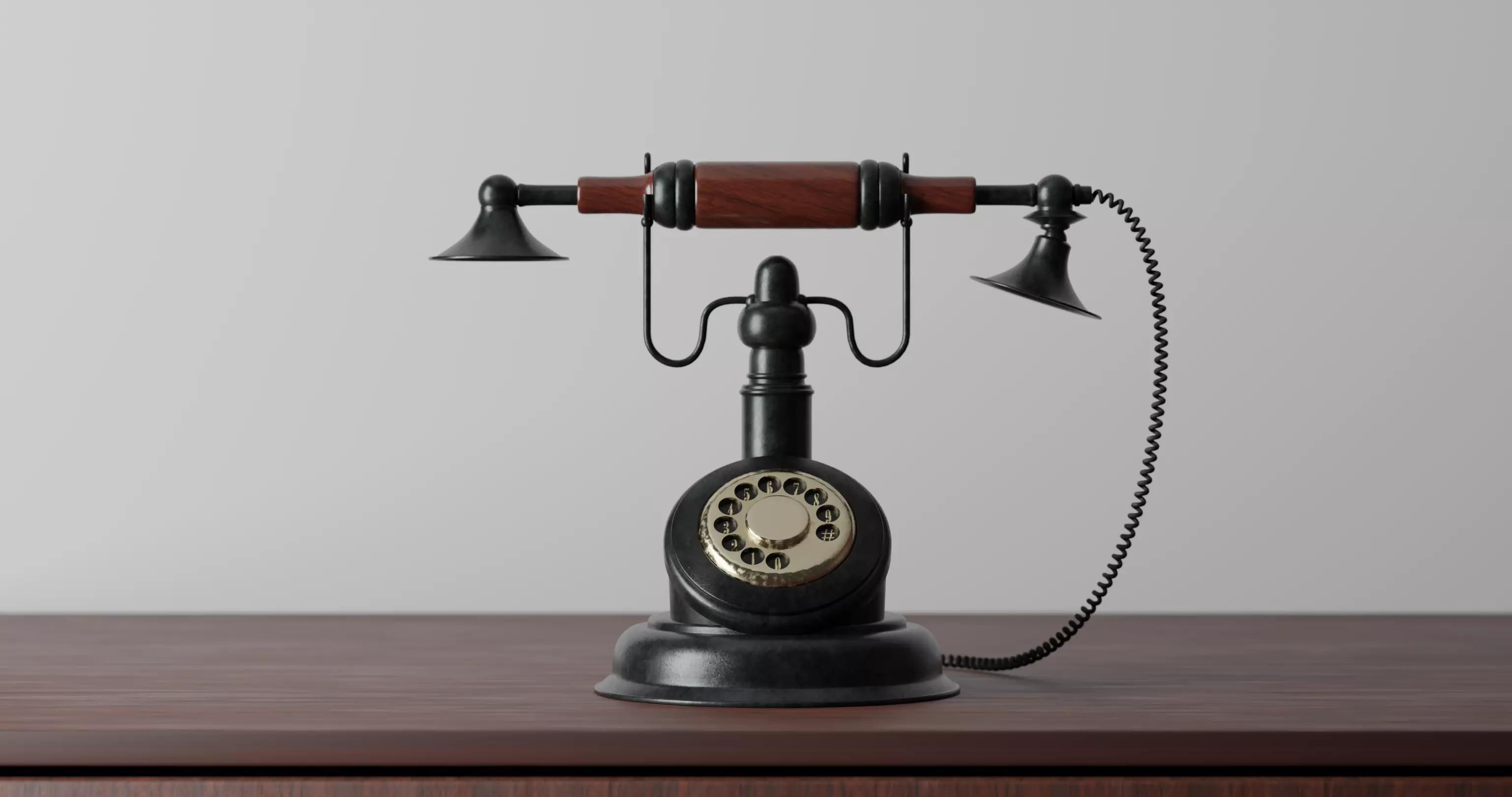 Retro Phone 3D model