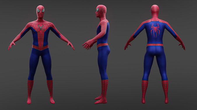 Amazing Spiderman - Customizable  3D model