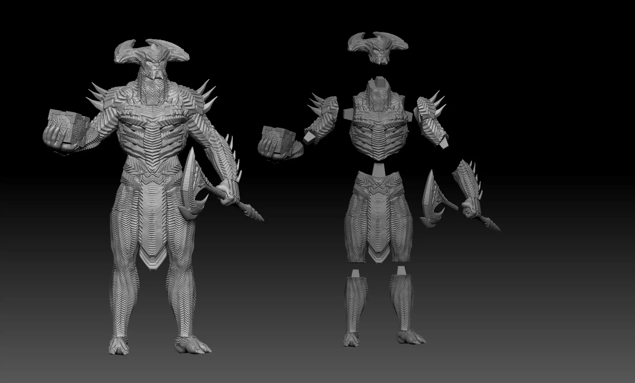 Steppenwolf ZSJL Zack Snyder Justice League 3D print model