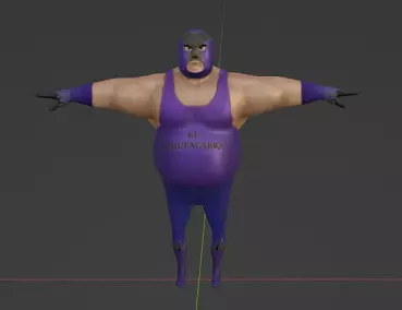 Purple Man Free 3D model