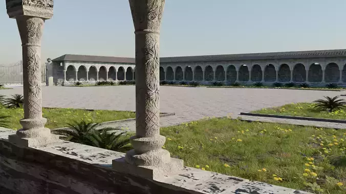 Medieval Castle Garden