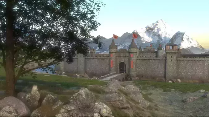 Medieval Castle Wall