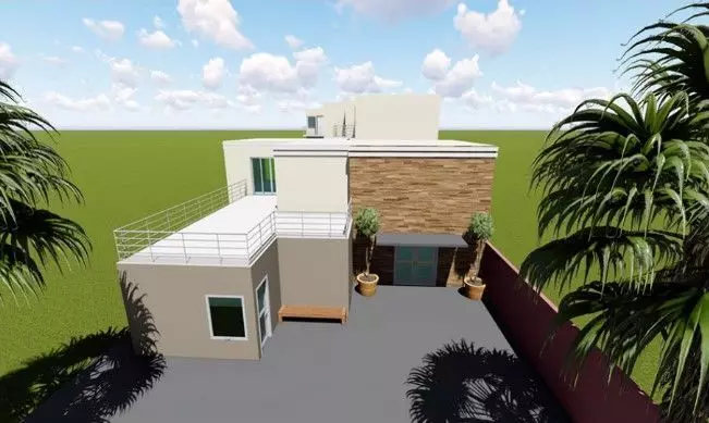 Dorm complete revit project 3D model_0