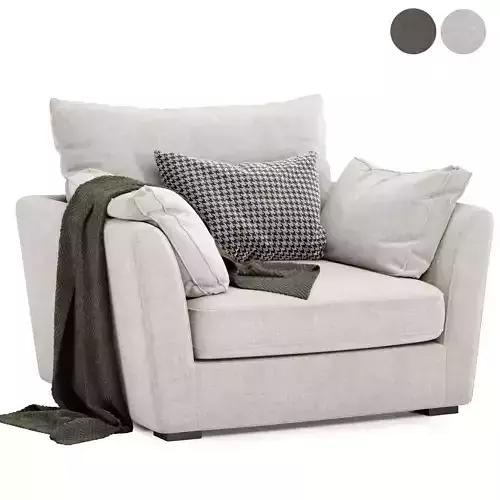 Icon fabric armchair