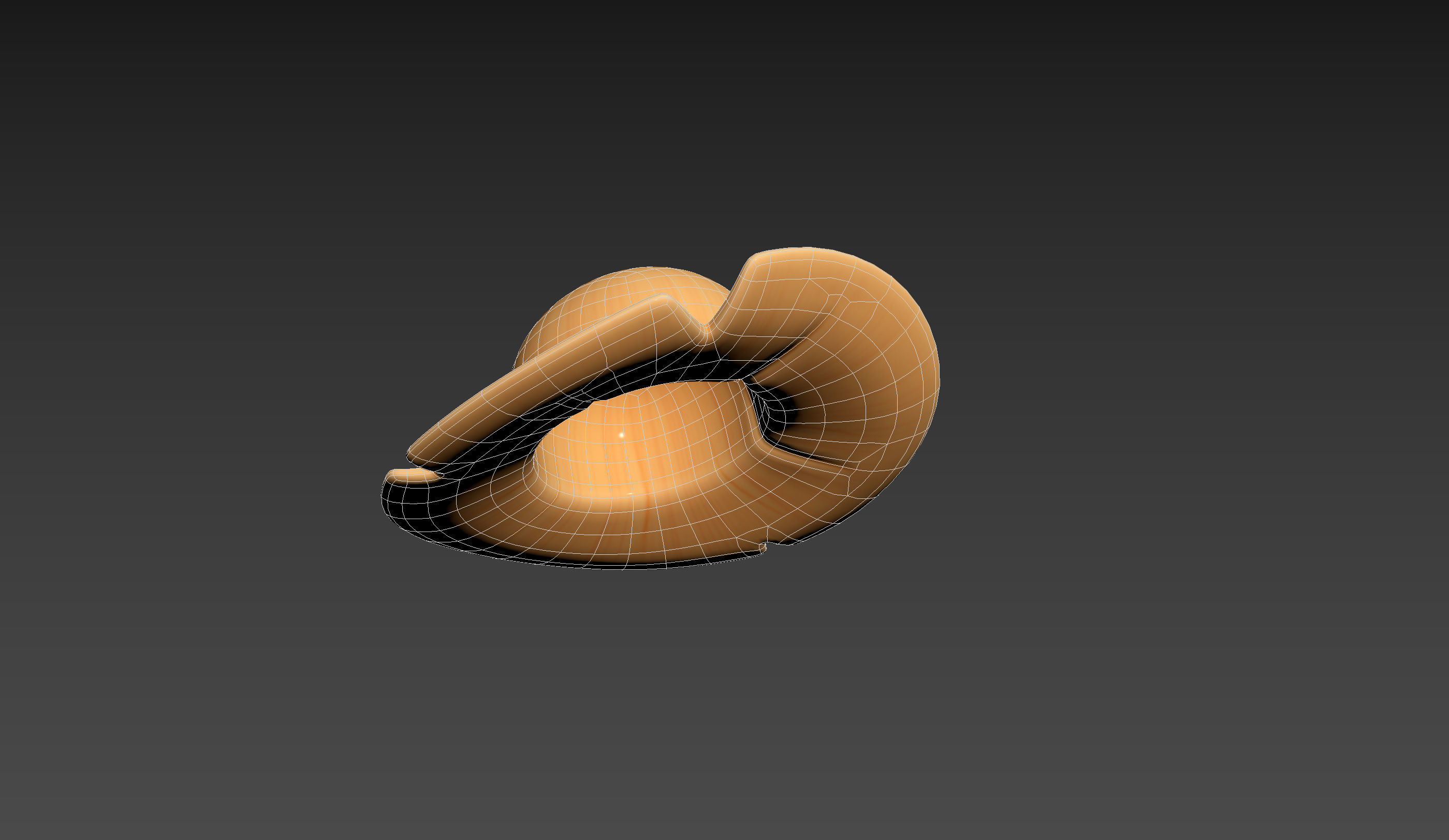 Prop076 Straw Hat 3D model_14
