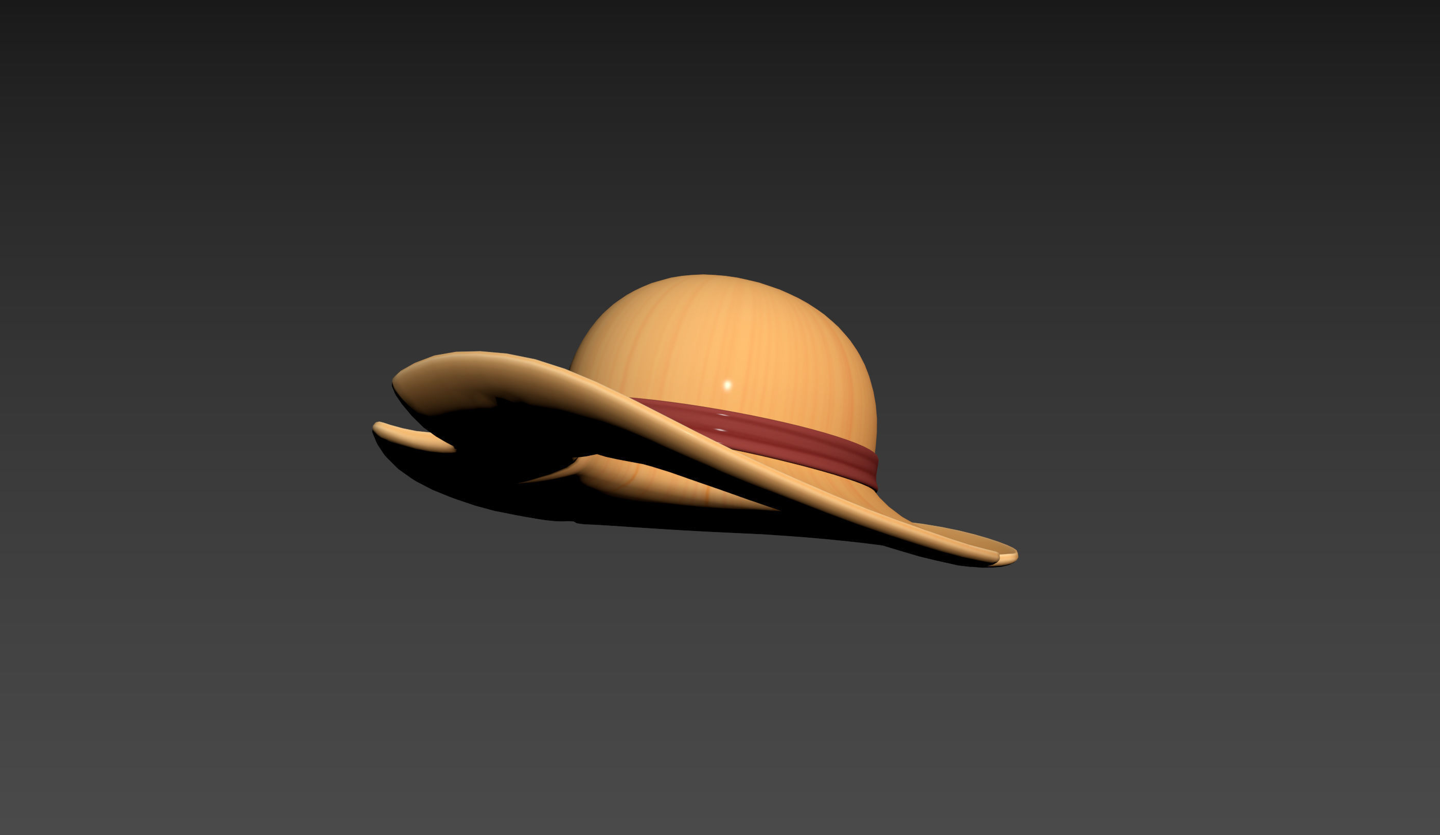 Prop076 Straw Hat 3D model_10