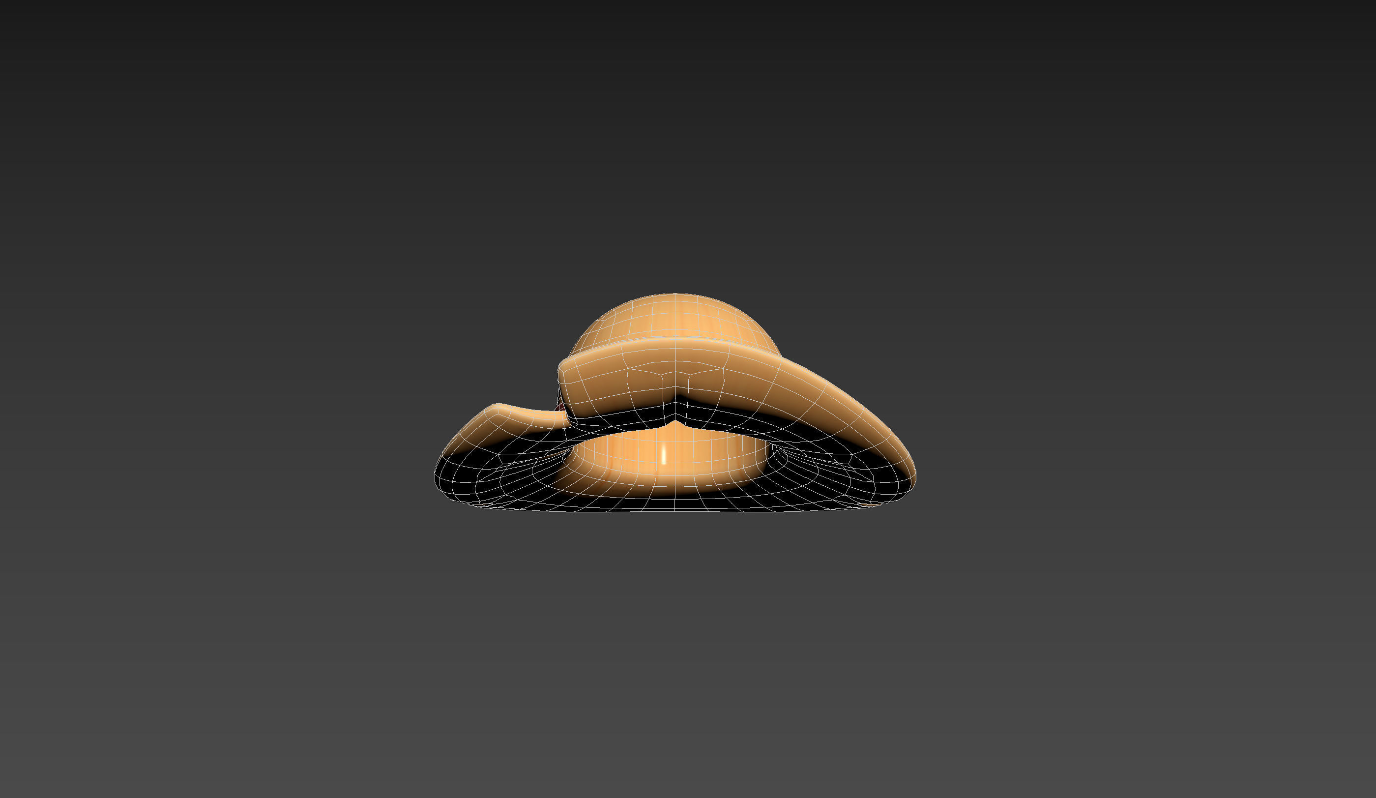 Prop076 Straw Hat 3D model_13
