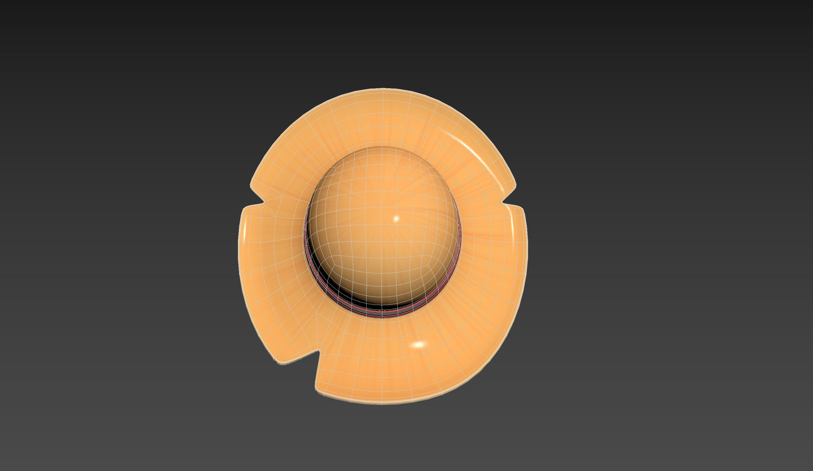 Prop076 Straw Hat 3D model_20