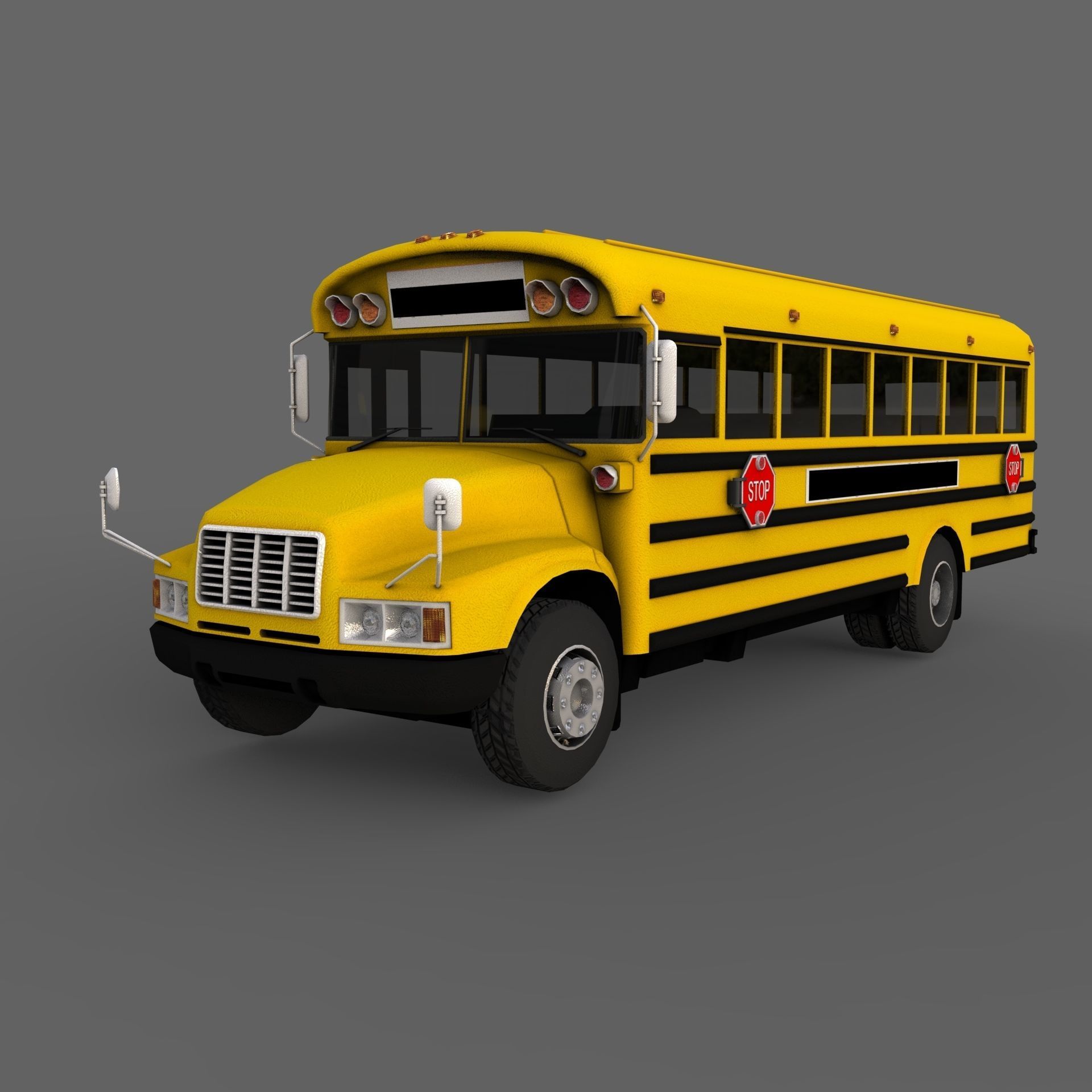 Utility Vehicles Pack High Quality Low-poly 3D model_11