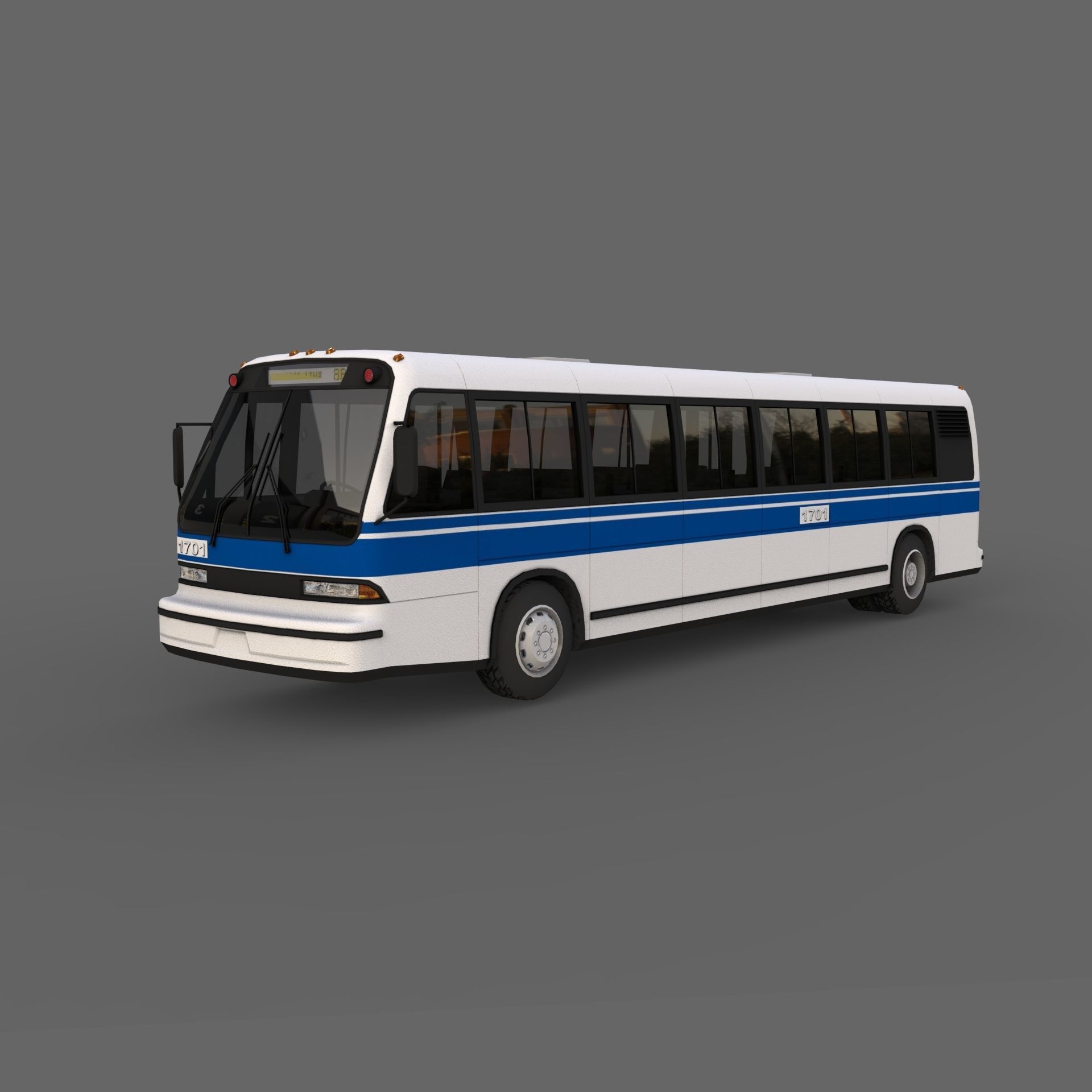 Utility Vehicles Pack High Quality Low-poly 3D model_9