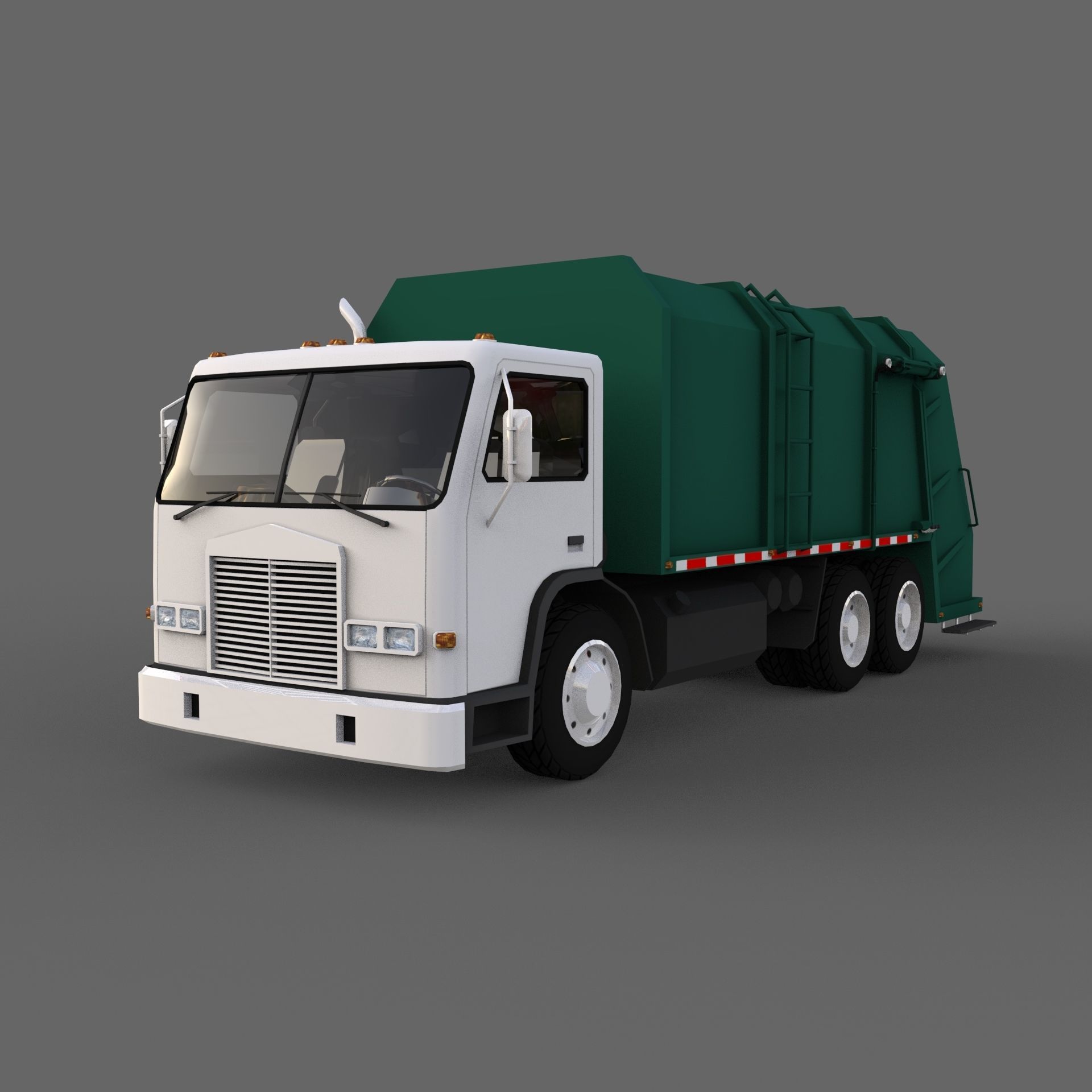 Utility Vehicles Pack High Quality Low-poly 3D model_56