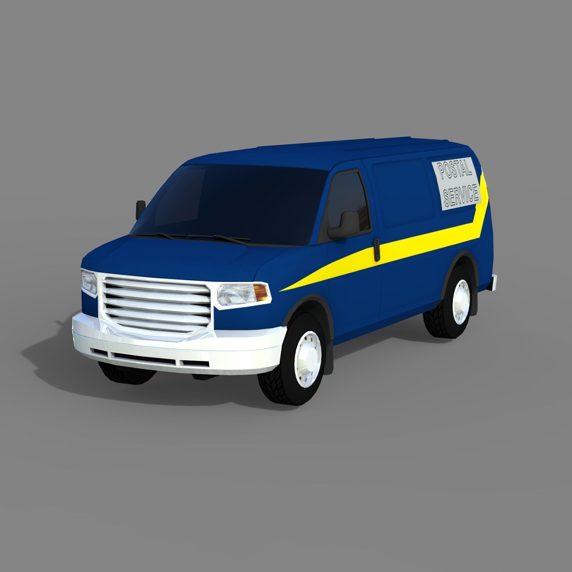 Utility Vehicles Pack High Quality Low-poly 3D model_72