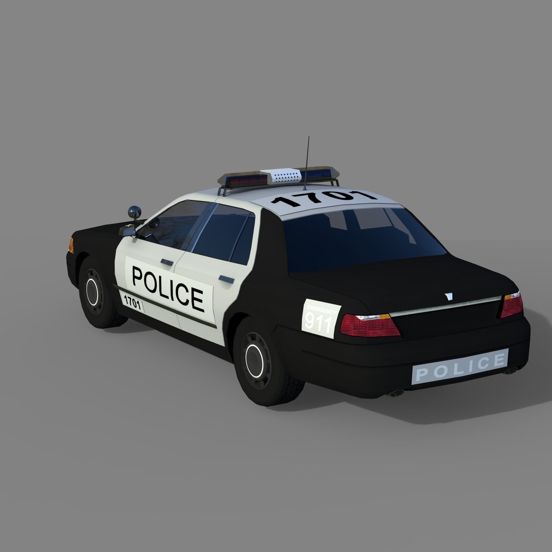 Utility Vehicles Pack High Quality Low-poly 3D model_68