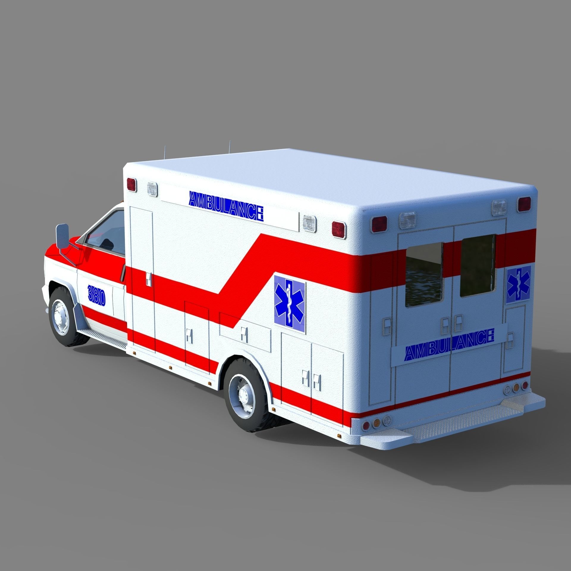 Utility Vehicles Pack High Quality Low-poly 3D model_23