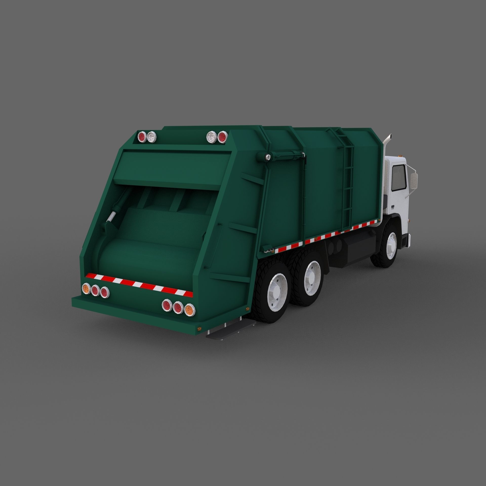 Utility Vehicles Pack High Quality Low-poly 3D model_8