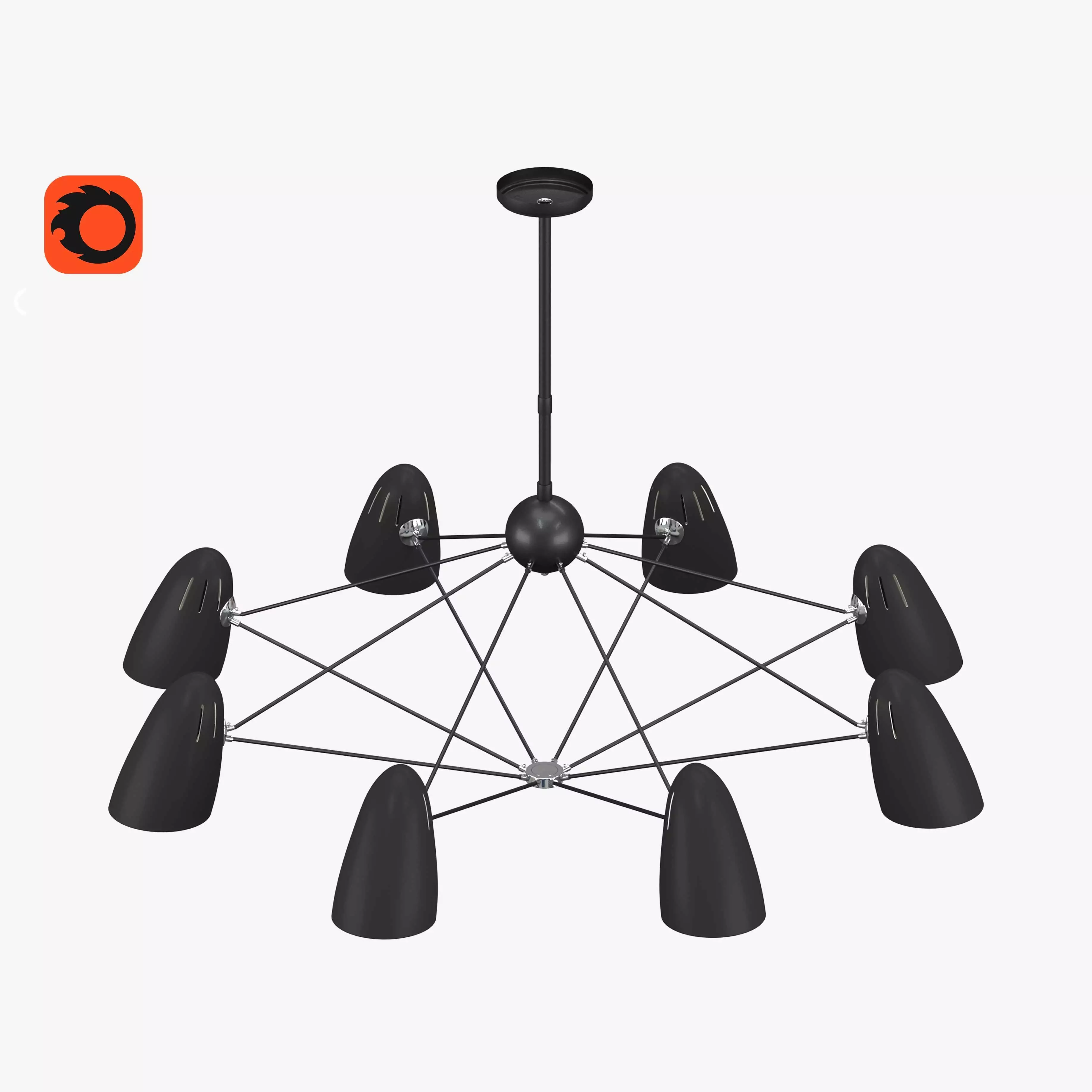 Chandelier favourite humpen 3D model