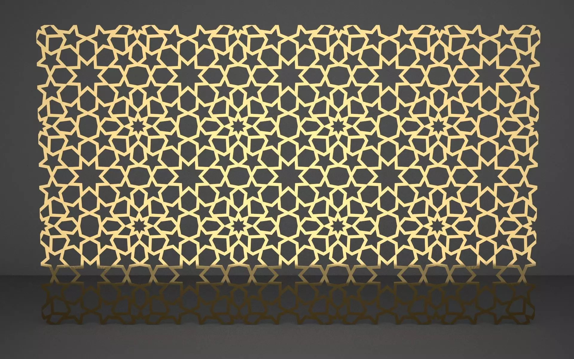 islamic Pattern 3D model_0