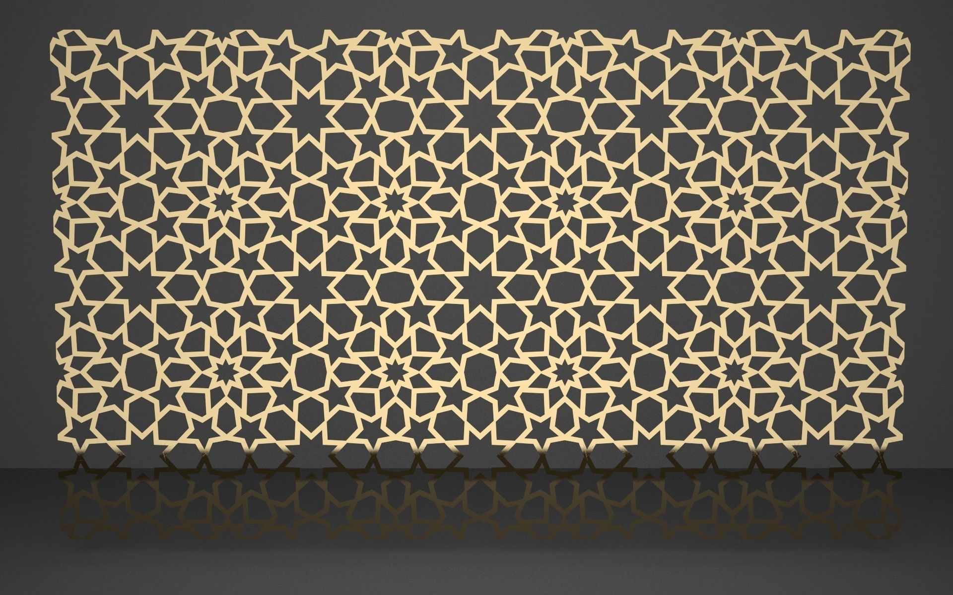 islamic Pattern 3D model_2