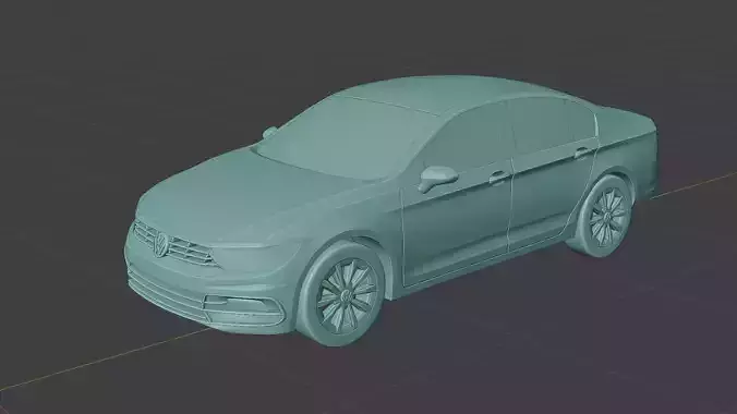 2015 passat 3D print model