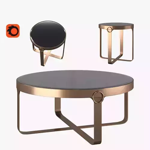 Coffee table Clooney 3D model