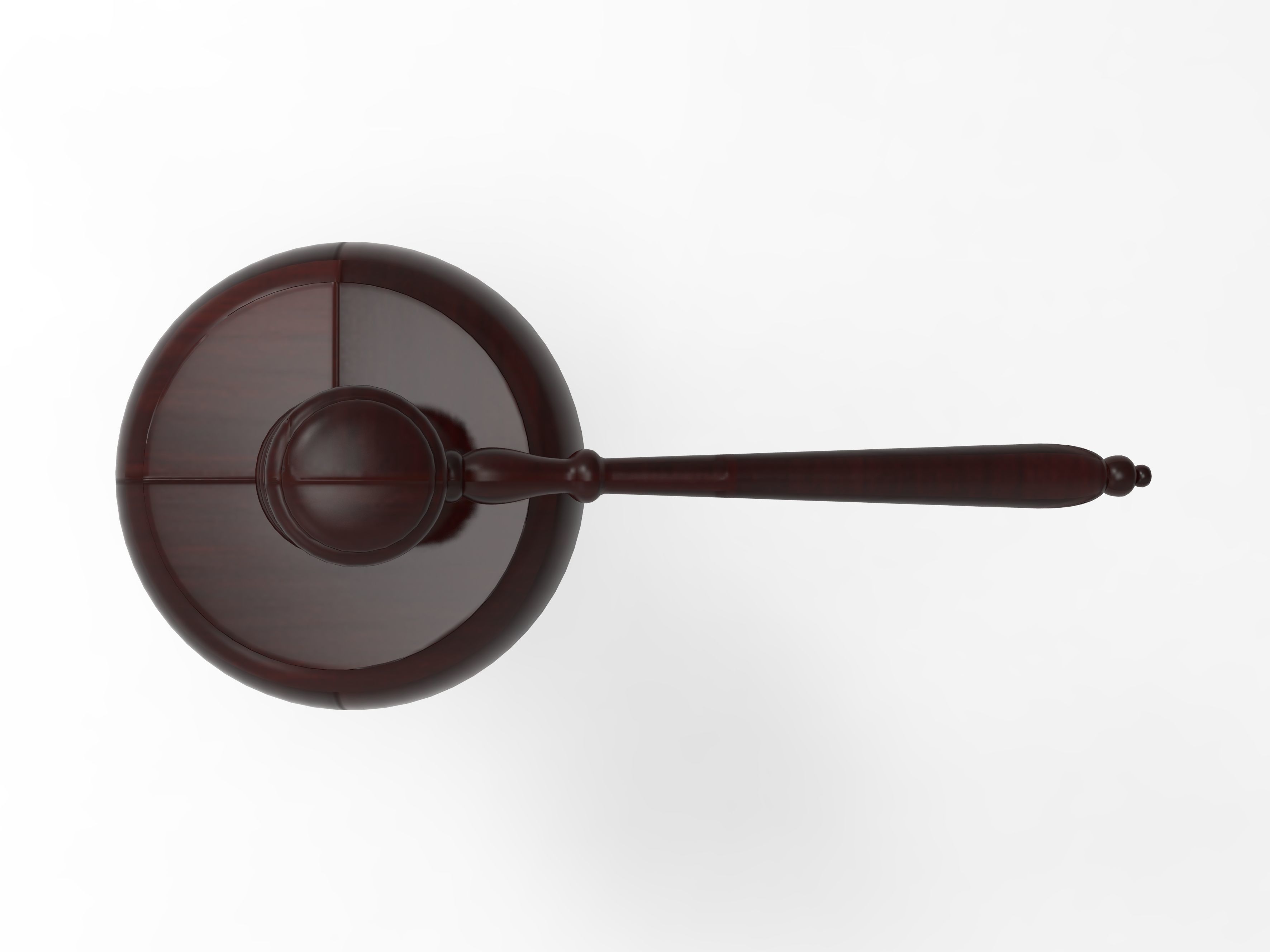Judges Gavel 3D model_4