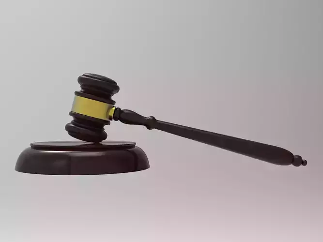 Judges Gavel 3D model